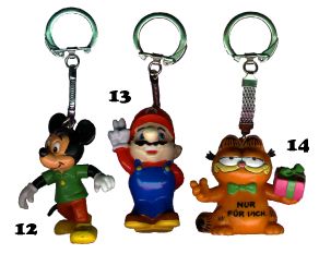 Nr. 12-14: US-Comic-Figuren
